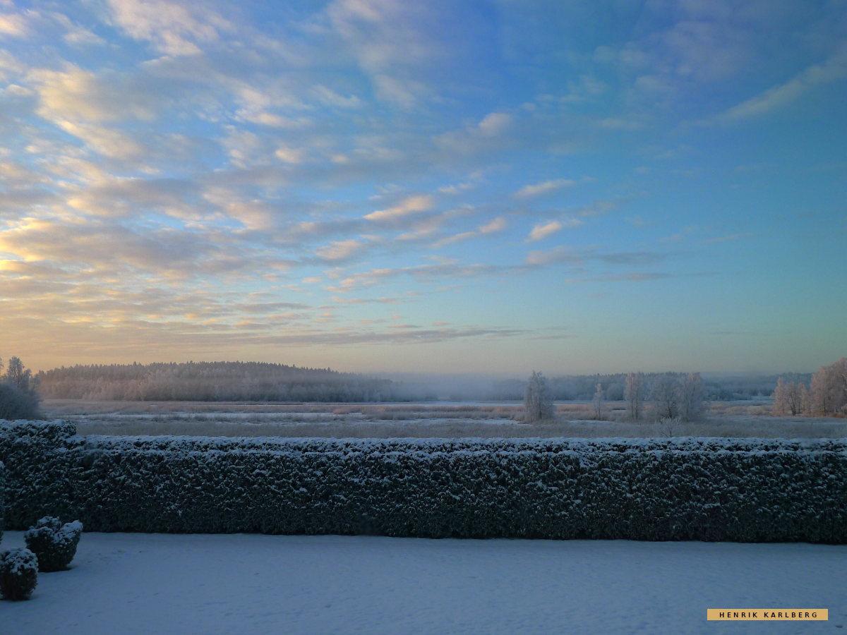 Winter view from Villa Kia Friskalanlahti Hirvensalo